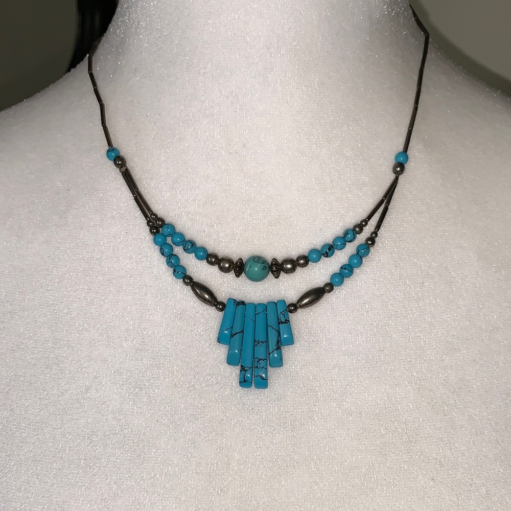 Vintage Navajo Turquoise Necklace
